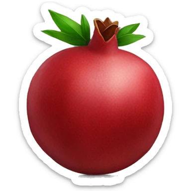 pomegranate emoji sticker