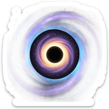 black hole sticker