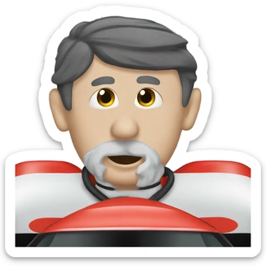 Auto de carrera sticker