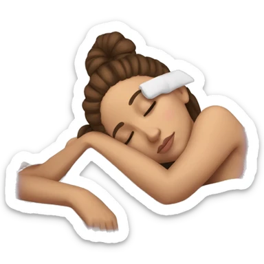 Ariana Grande sleeping sticker