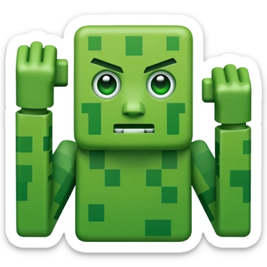 Creeper sticker