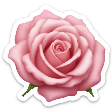 Rose withe sticker