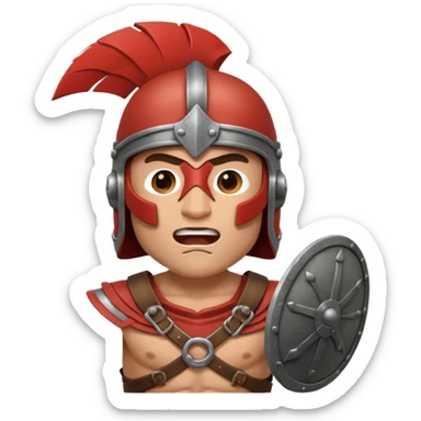 gladiator singing sticker