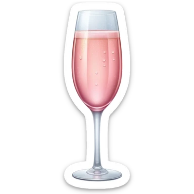 pink champagne emoji sticker