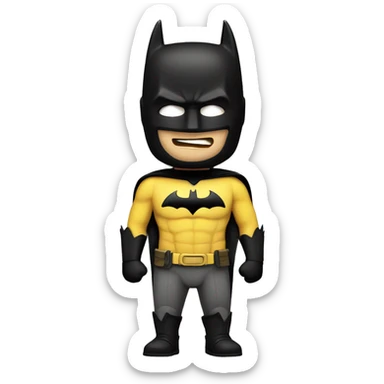 speder man and batman sticker
