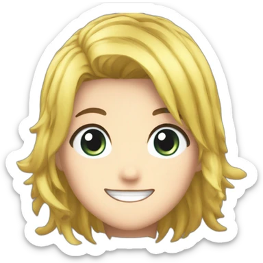 Create an emoji of Elizabeth Liones from the Anime Nanatsu no Taizai sticker