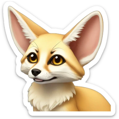 Fennec fox sticker