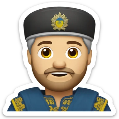 Ukrainian Cossack sticker