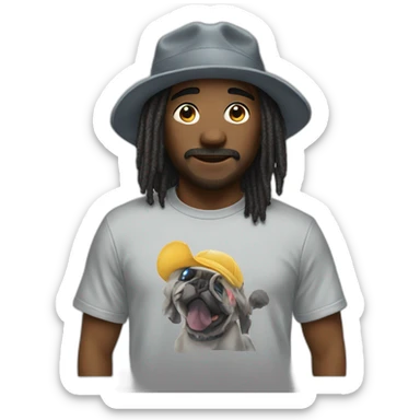 Tshirt wale chacha  sticker