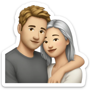 whiteman-asianwoman-cuddles sticker