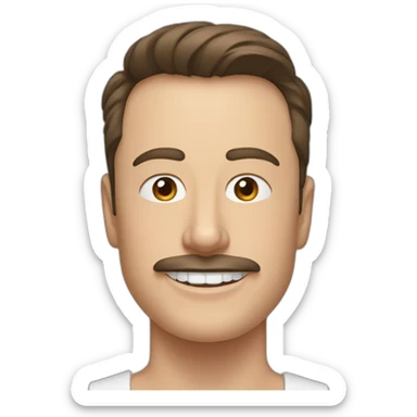 Elon-Musk-toothbrushmustache sticker