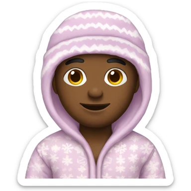Winter pyjama  sticker