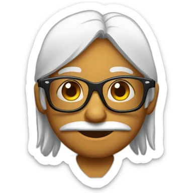 Indienne avec des grosses lunettes sticker