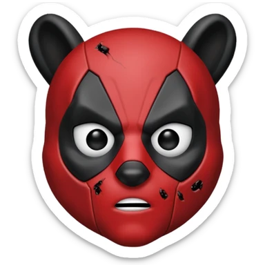 dogpool from Deadpool & Wolverine movie sticker
