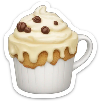 Mug cake  sticker