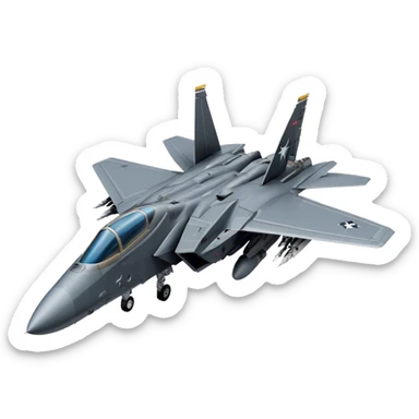 F-14 Tomcat - Grumman (Model Year: 2020) (stealth grey) sticker