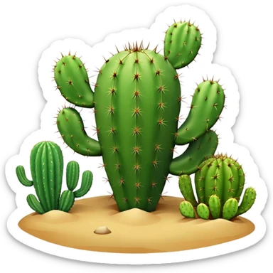 Cactus sticker