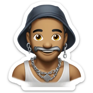 Diablito cholo sticker