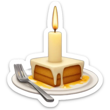 candle dinner sticker