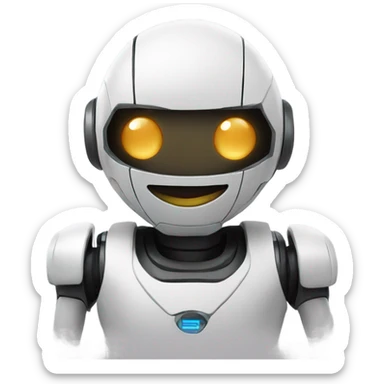 thank you from a robo sticker