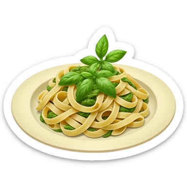 pasta with pesto sticker