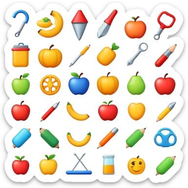 Preschool stuff sticker