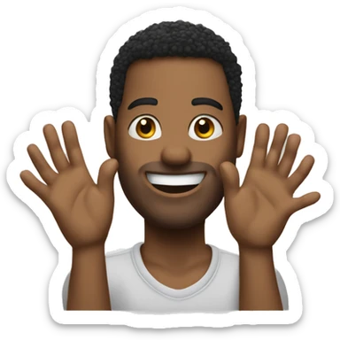 Clapping hands for Micheal  sticker