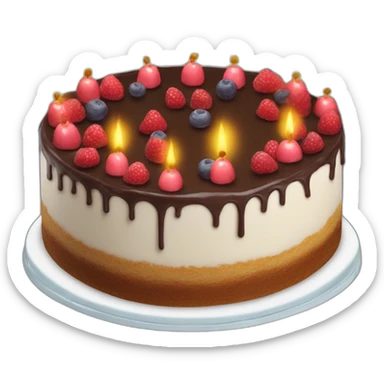 tarta de 52 años velas sticker