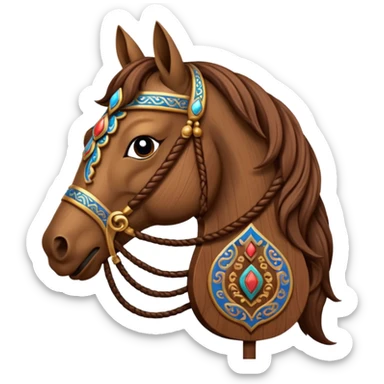 Morin khuur, mongolian sticker