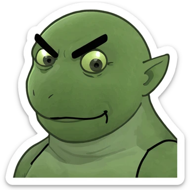 fat fighter fighter  sticker