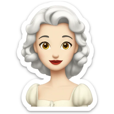 Blanche neige sticker