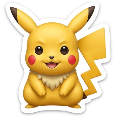 Pikachu emohi sticker
