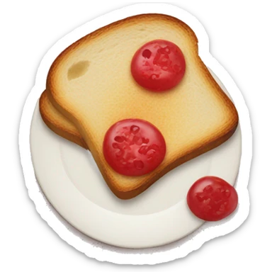 Jam toast  sticker