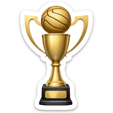 NBA trophy  sticker