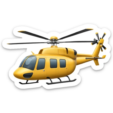  helicopter with smoke sticker