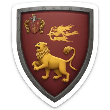 Gryffindor crest sticker