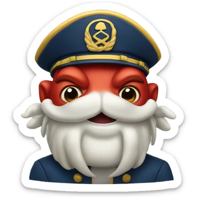 Captain Crab sticker