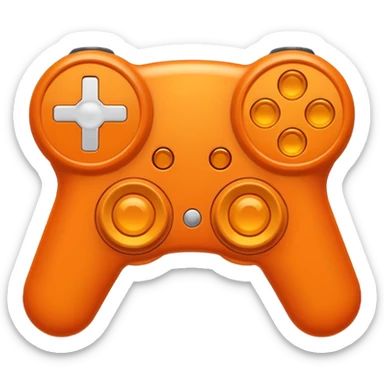 Quad couleur orange sticker