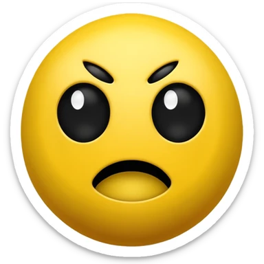 Pac-Man which just has two black dots as the eyes and a wide open mouth which is just pitch black sticker