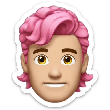antoine griezmann pink hair  sticker