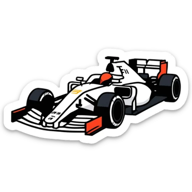 Formula 1 car sticker