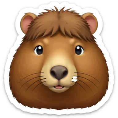 Capybara sticker