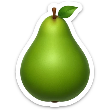 boxing pear sticker
