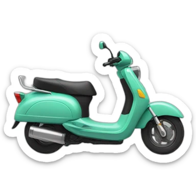 Motero scooter sticker