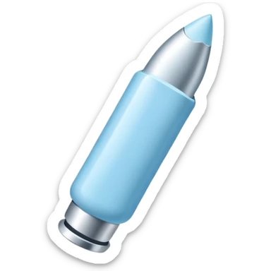 pastel blue bullet point sticker