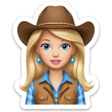 Barbie from the movie Disney Pixar's Toy Story  sticker