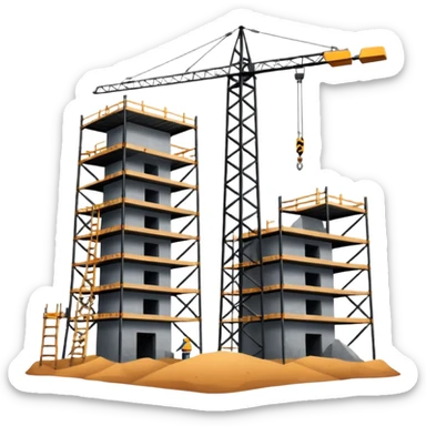 Construction site sticker