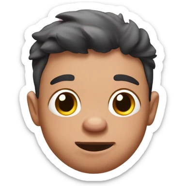 Pig boy on town sticker