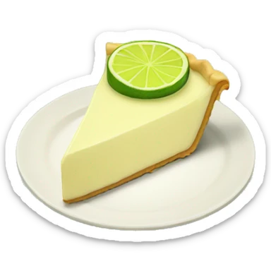 Key lime pie sticker
