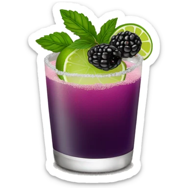 Blackberry margarita sticker